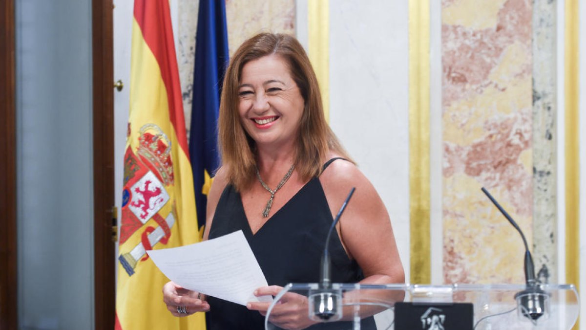 La presidenta del Congreso, Francina Armengol.