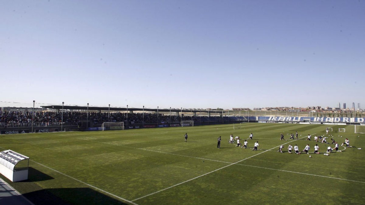 Una vista de la Ciudad Deportiva de Valdebebas, on s’entrenen els equips del Reial Madrid.