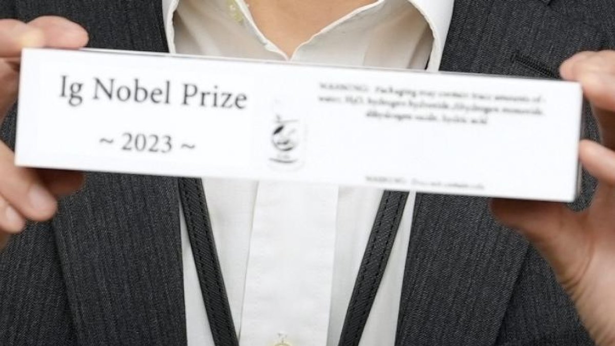 Imatge dels IG Nobel Prize.
