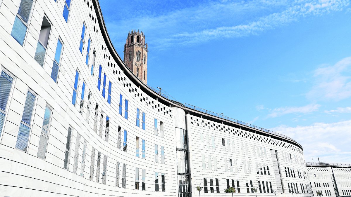 Vista de l’edifici judicial del Canyeret de Lleida.