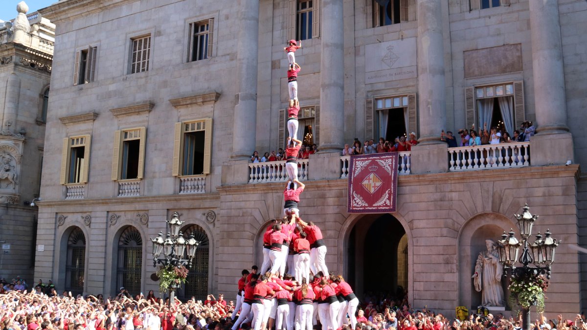 Les celebracions van continuar ahir amb la tradicional Diada Castellera.