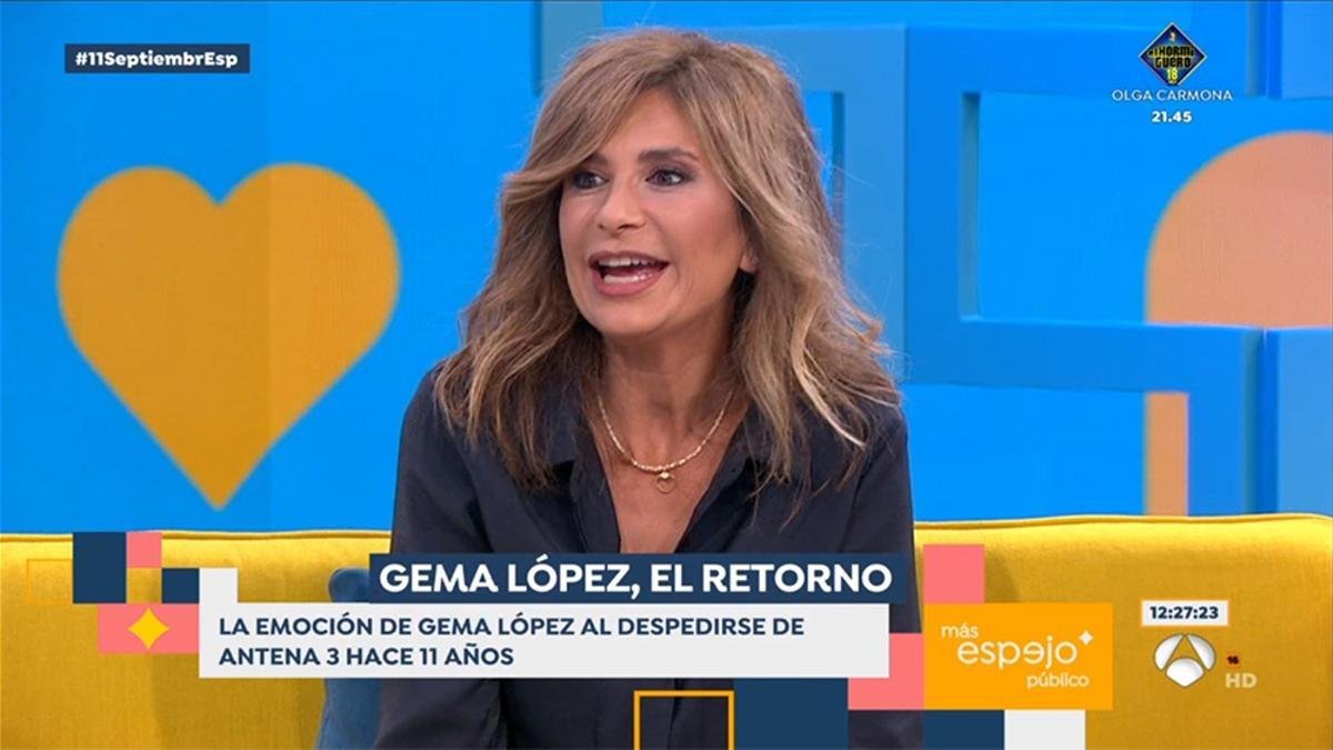 Gemma López, a ‘Espejo público’.