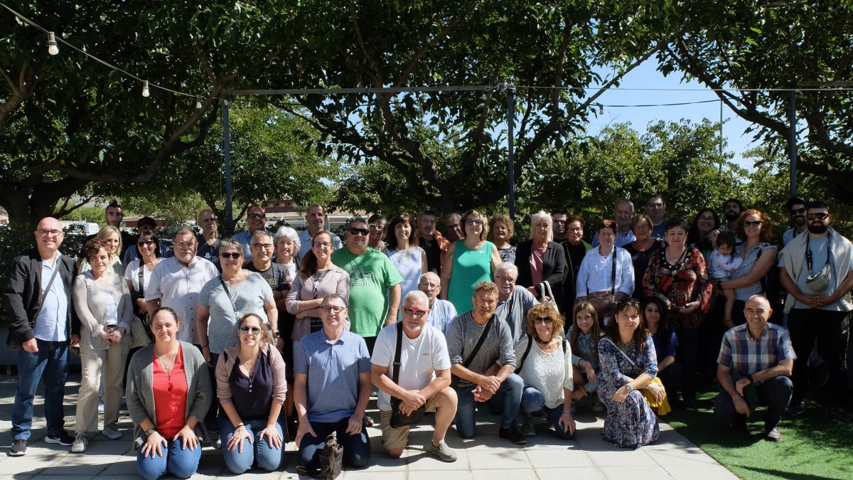 Les seixanta persones que van visitar Tàrrega dissabte gràcies a la campanya de foment del comerç.