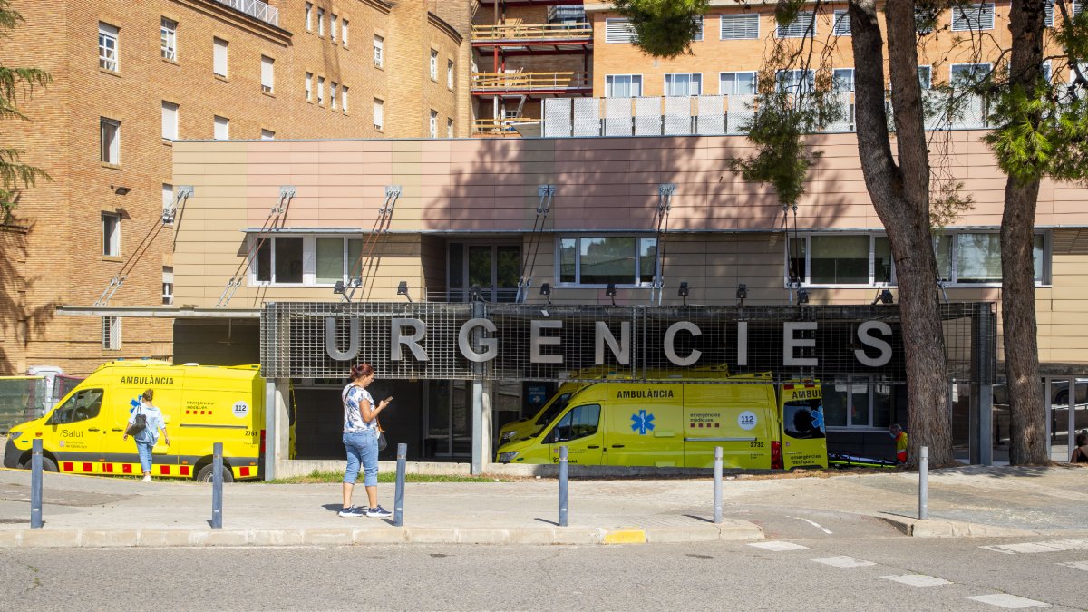 L’àrea d’Urgències de l’hospital Arnau de Vilanova.