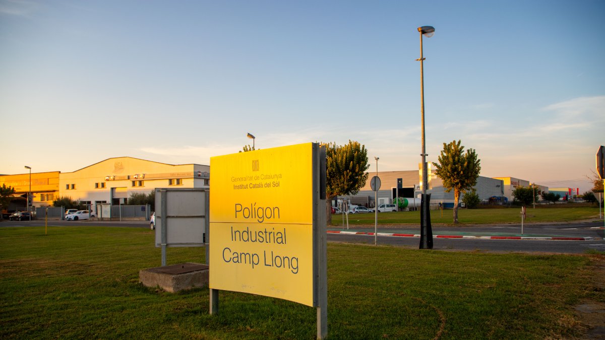 El polígon industrial Camp Llong de Balaguer.