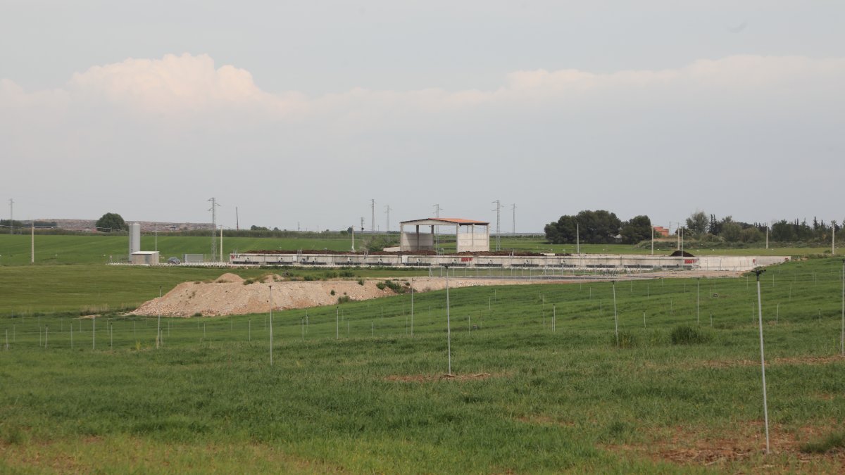 Els terrenys pròxims a la planta de compostatge on es preveu construir la planta de biogàs.