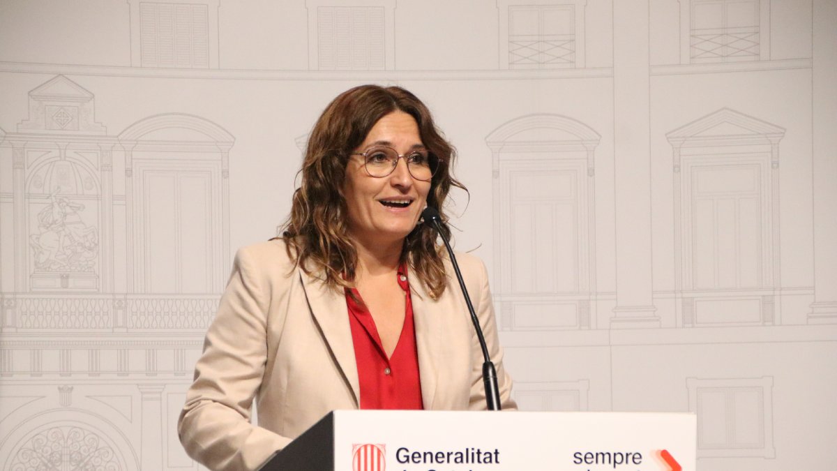 La consellera de Presidència, Laura Vilagrà.