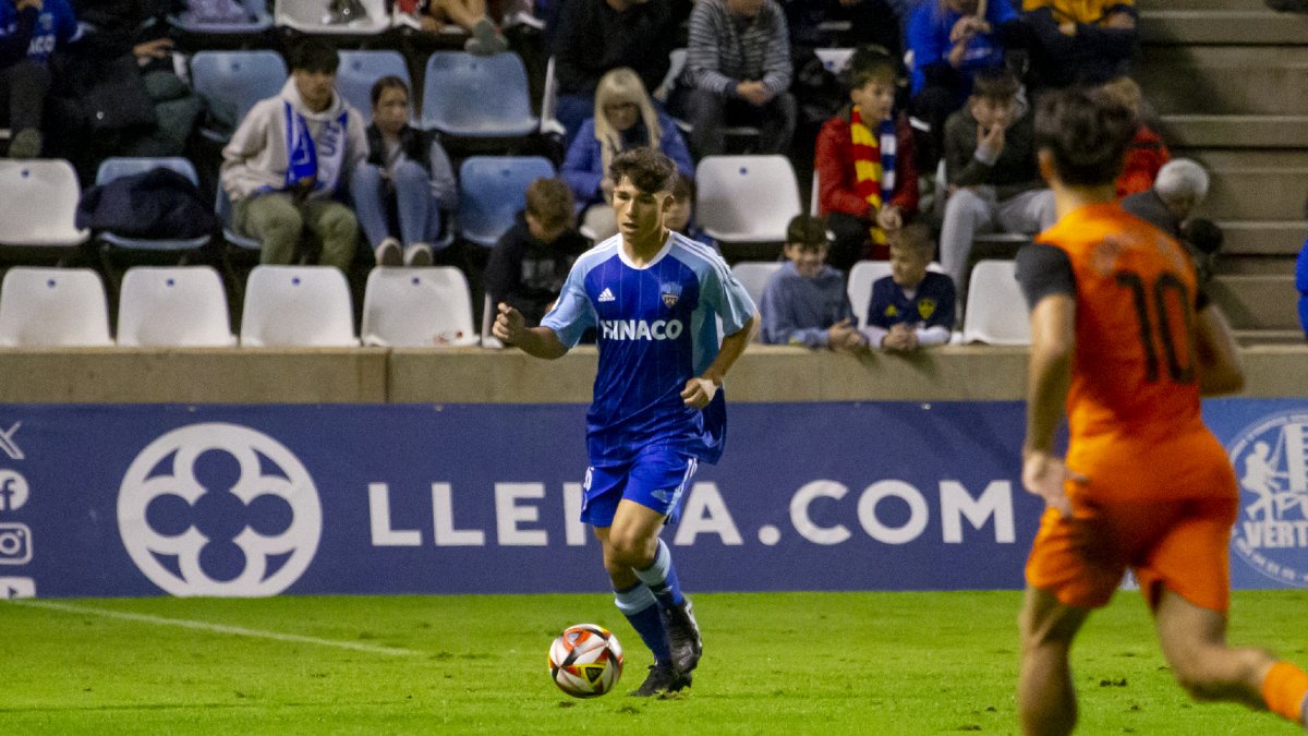 Ivan Combes va disputar els primers minuts a la Lliga amb el Lleida.