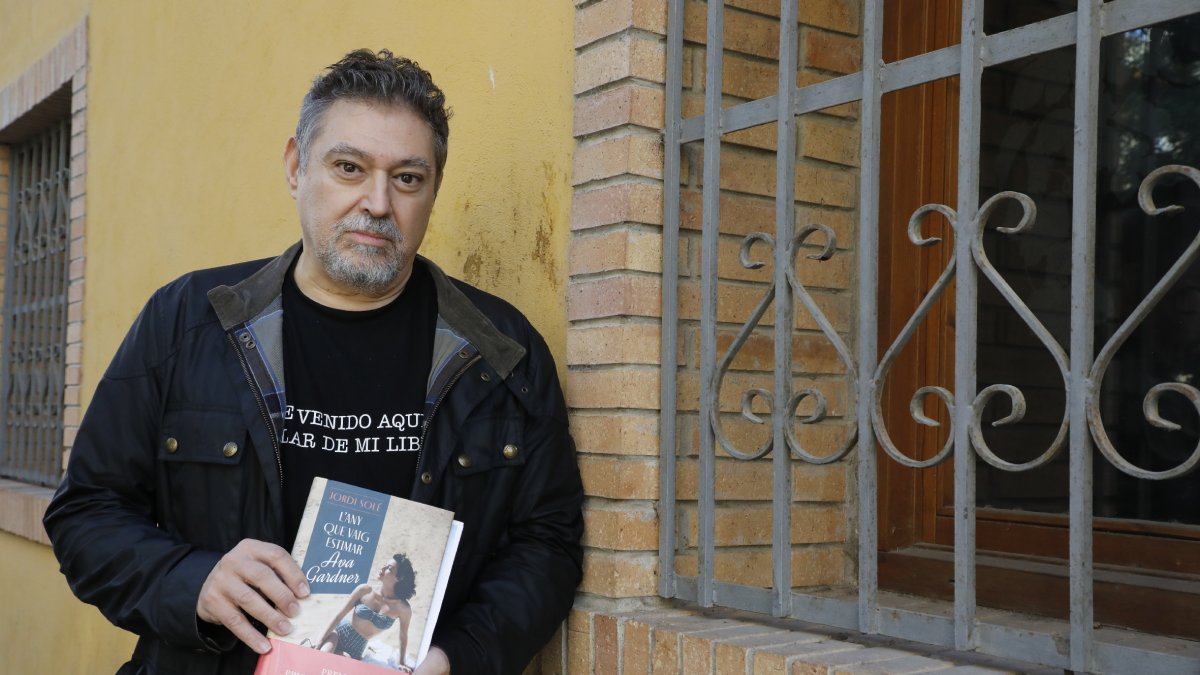 Jordi Solé, autor de ‘L’any que vaig estimar Ava Gardner’.