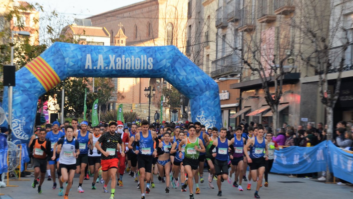 La sortida de la cursa de 10 quilòmetres l’any passat.