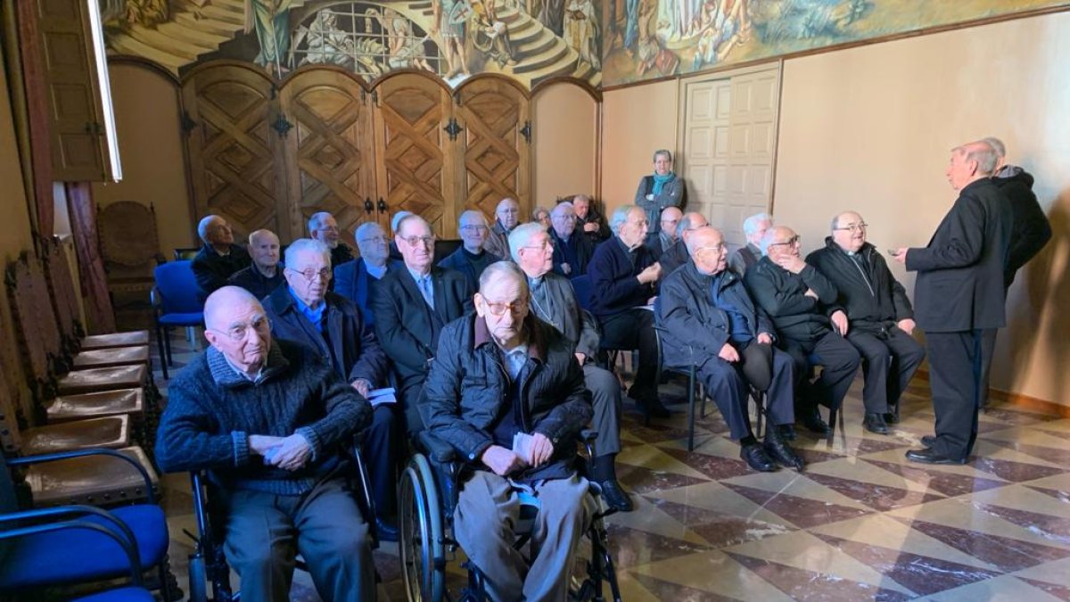El bisbat de Lleida celebra el Nadal amb els seus sacerdots de més edat