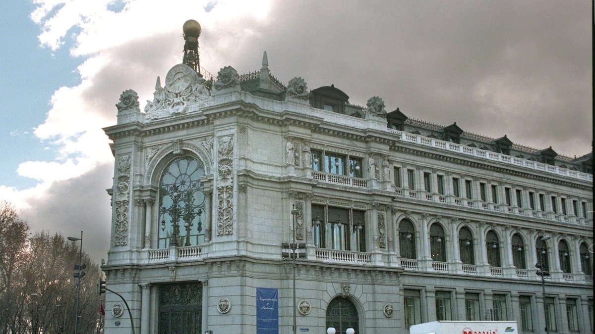 La seu central del Banc d’Espanya al centre de Madrid.