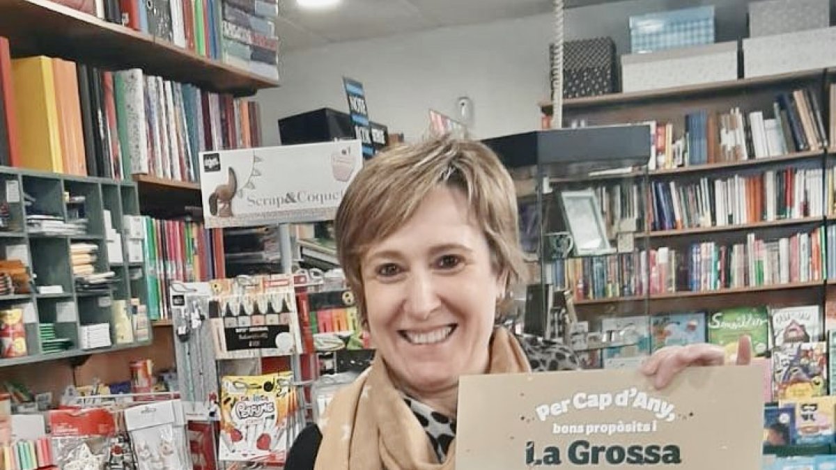Anna Nuri Bertran, de la llibreria L’Espiga d’Agramunt.