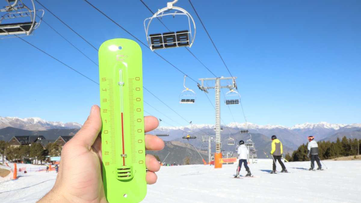 Les temperatures van arribar a superar ahir els 16 graus a l’estació d’esquí de Port Ainé.