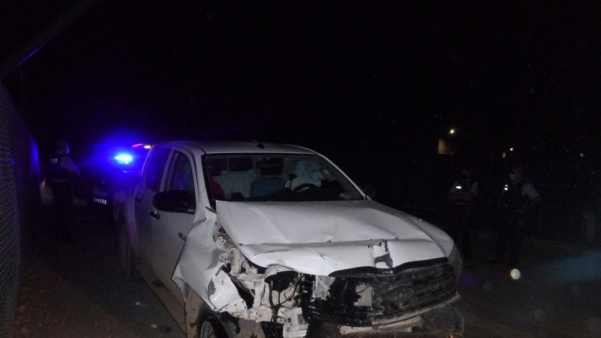 Els Mossos van donar l’alto al vehicle de l’acusat a dos quilòmetres del lloc del sinistre.