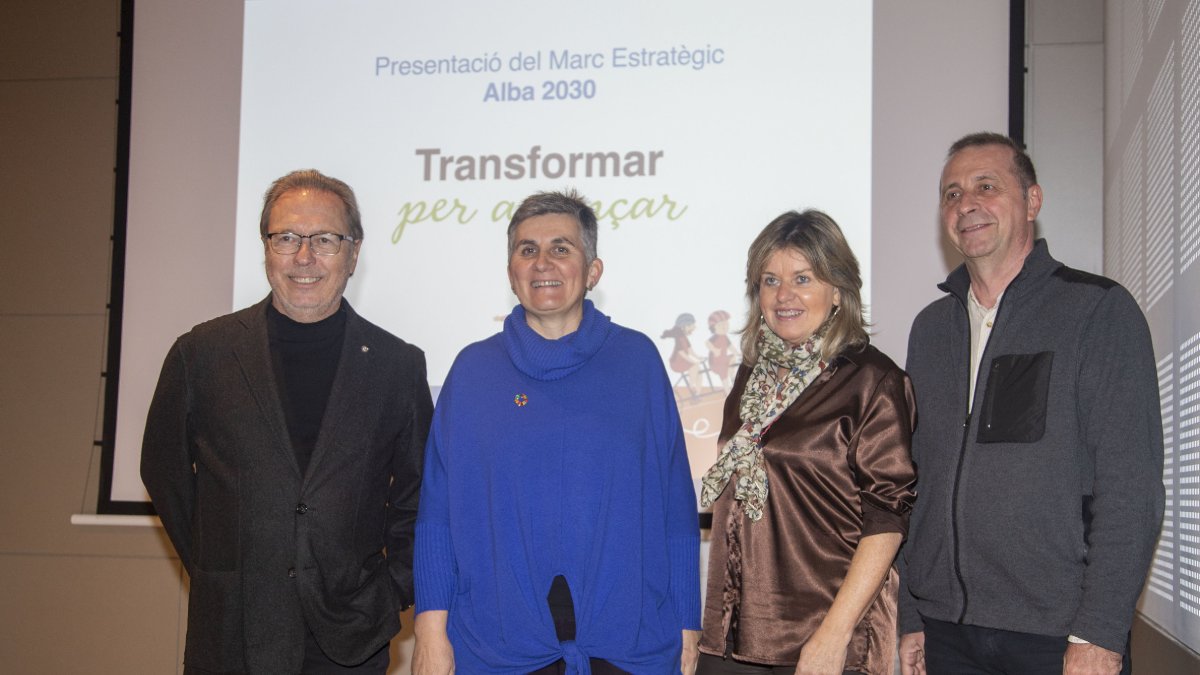 Presentació del marc estratègic de l’Associació Alba fins al 2030, ahir a Tàrrega.