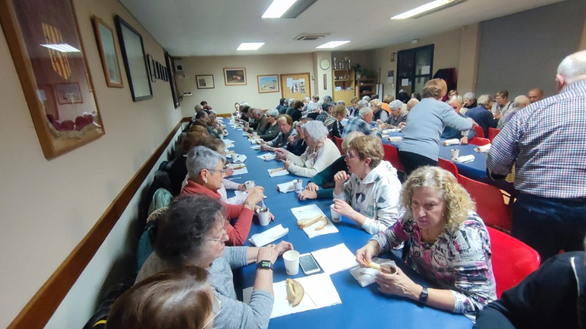 El berenar popular per celebrar Santa Àgueda.