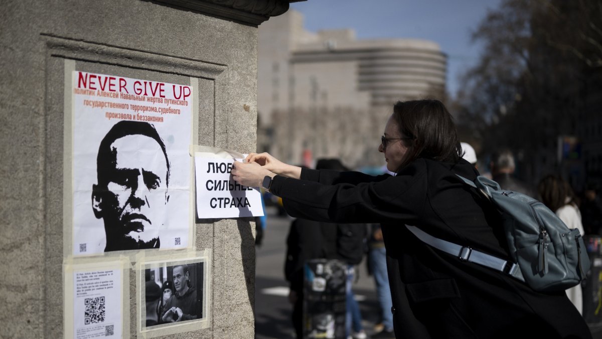 Més protestes per la mort de Navalni