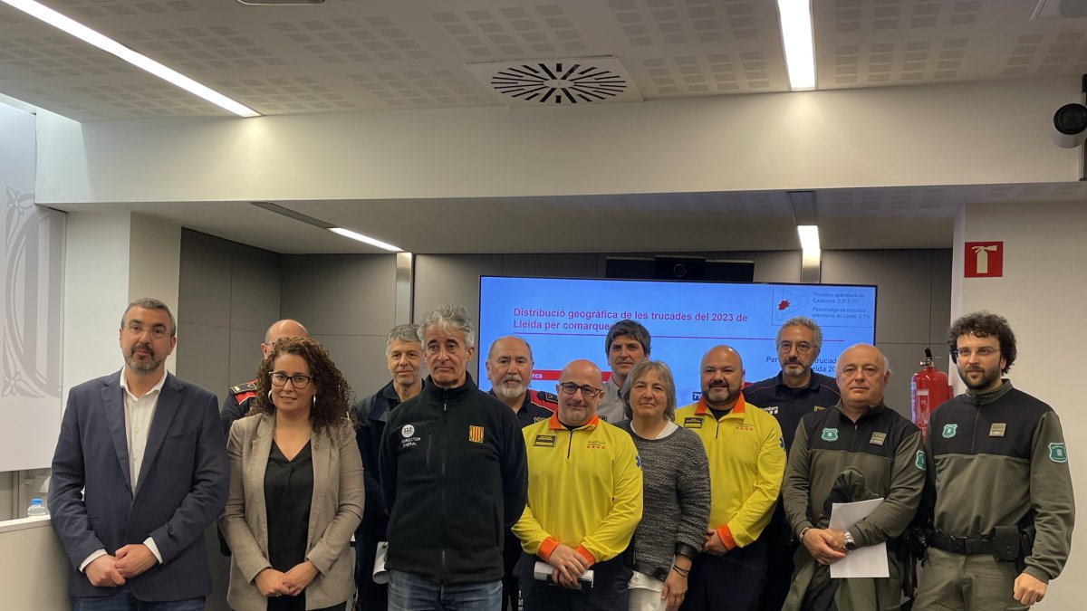 Acte de presentació de les dades del 112 a Lleida.