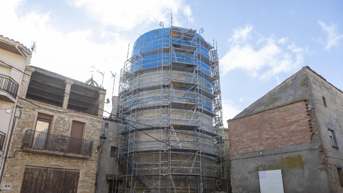 Les obres a la torre d’Ivorra van començar dilluns passat.