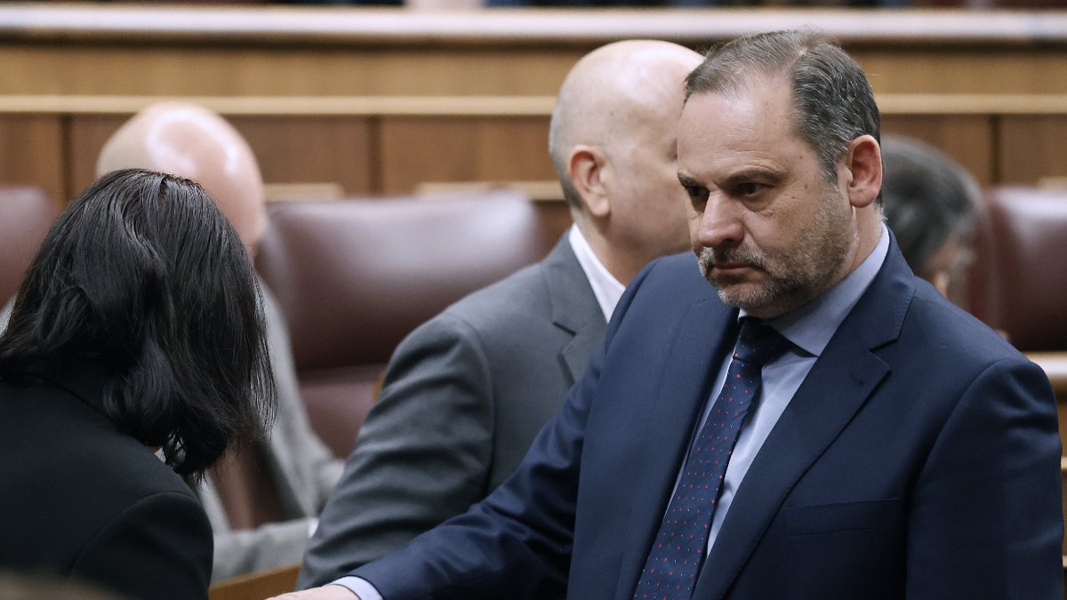 L’exministre socialista José Luis Ábalos, al Congrés dijous passat.