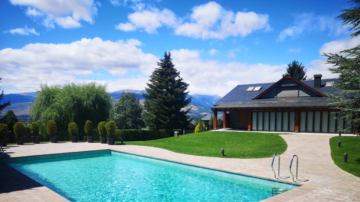 Una de les piscines fetes per Construar Piscines.