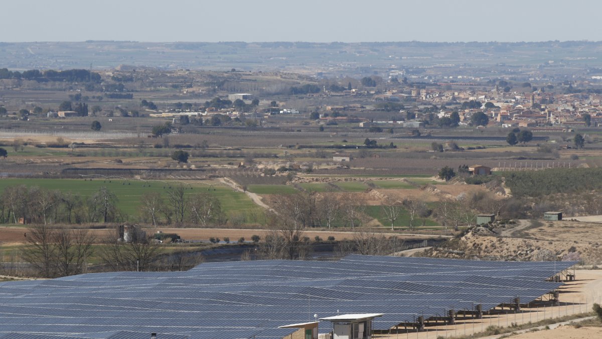 La central solar de Mas Roig, al municipi de Castelldans, espera connexió a la xarxa.