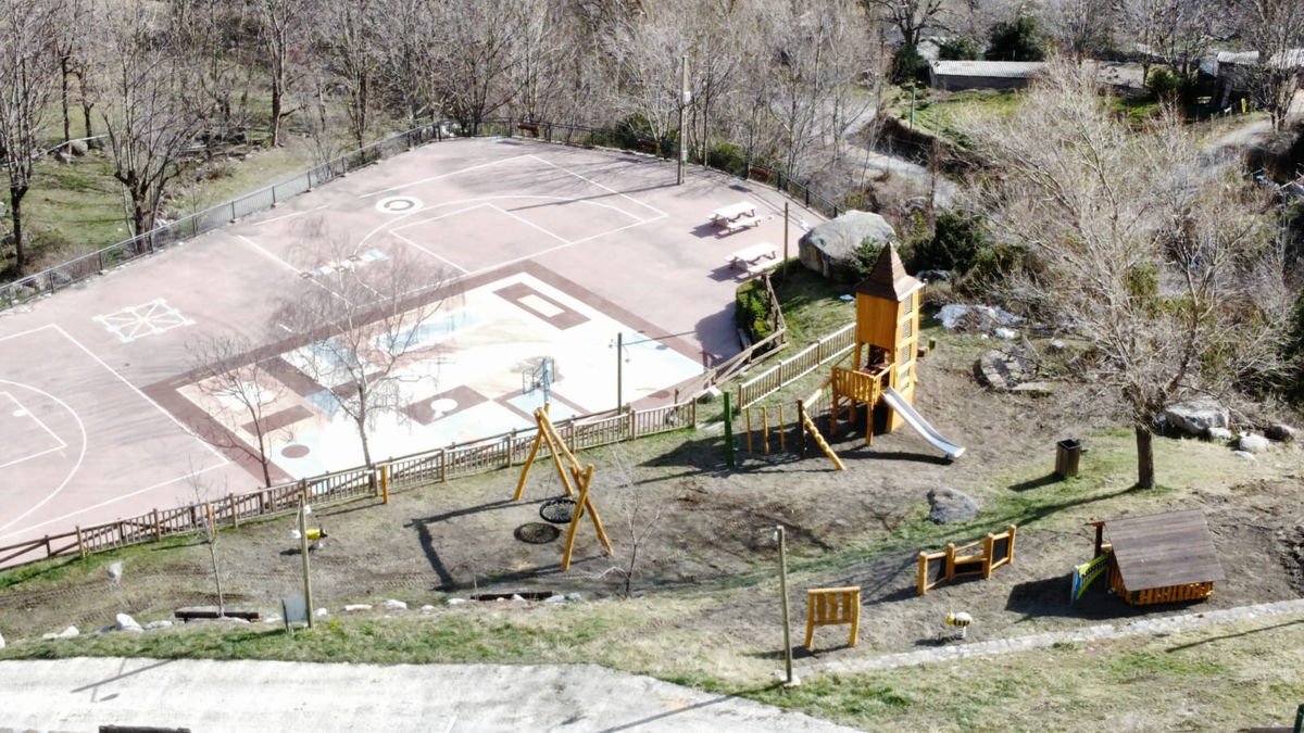 El parc infantil d’Erill la Vall.