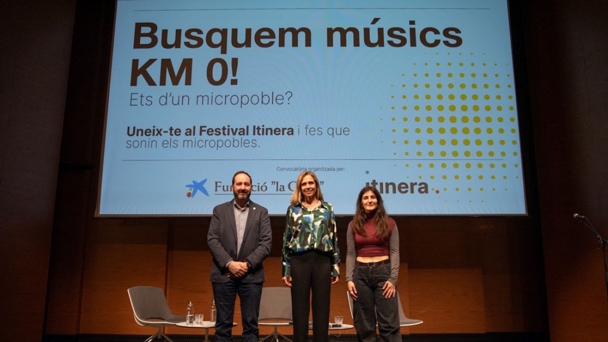 La Fundació La Caixa i el Festival Itinera van presentar ahir a Lleida aquesta convocatòria musical.