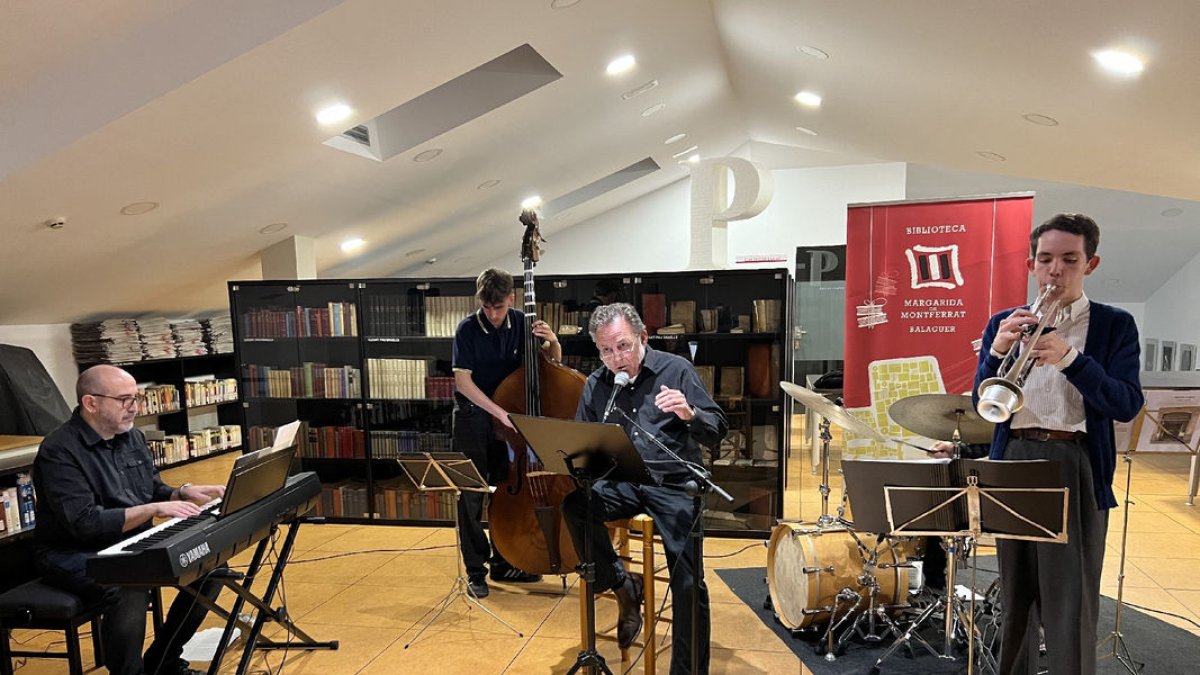 Carles M. Sanuy i un quartet de jazz, dijous a Balaguer.