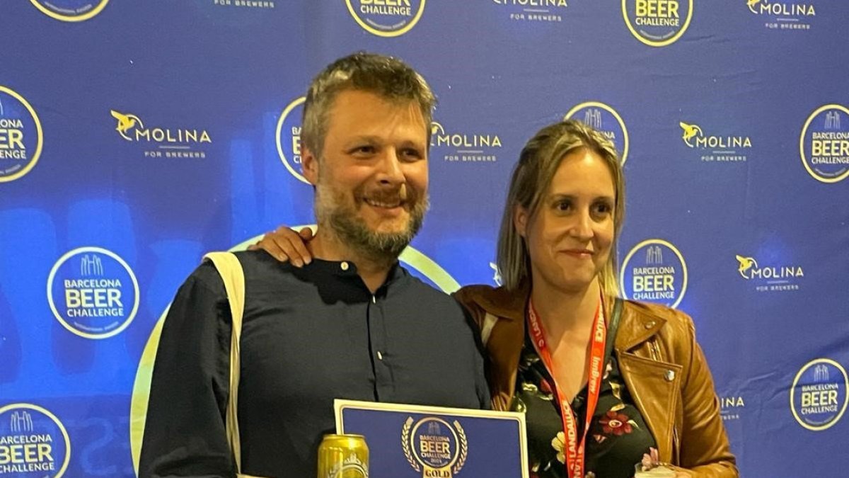 Els cervesers van recollir el premi a Barcelona.
