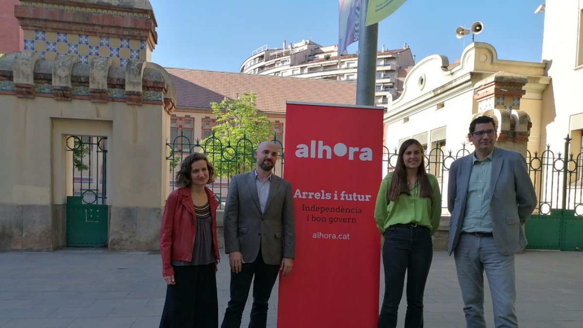 La presentació de la formació Alhora a Lleida.
