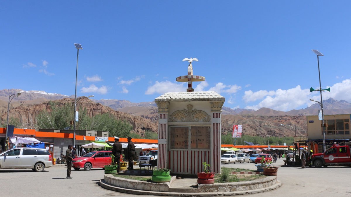 Lloc de seguretat a la regió de Bamian, on es va registrar l’atemptat de divendres passat.
