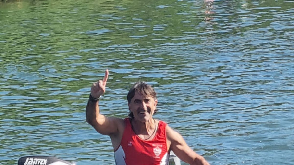 Rafael Herrera celebra la victòria del cap de setmana passat.