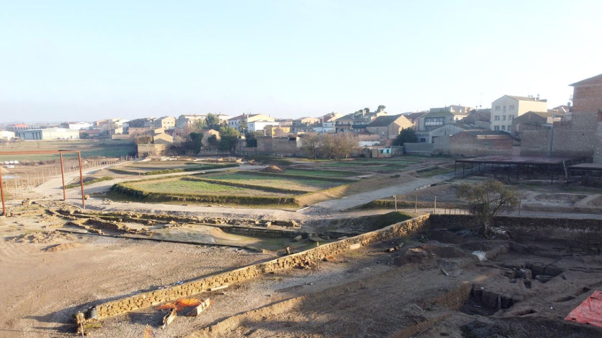 La zona del parc arqueològic on es construirà el museu.