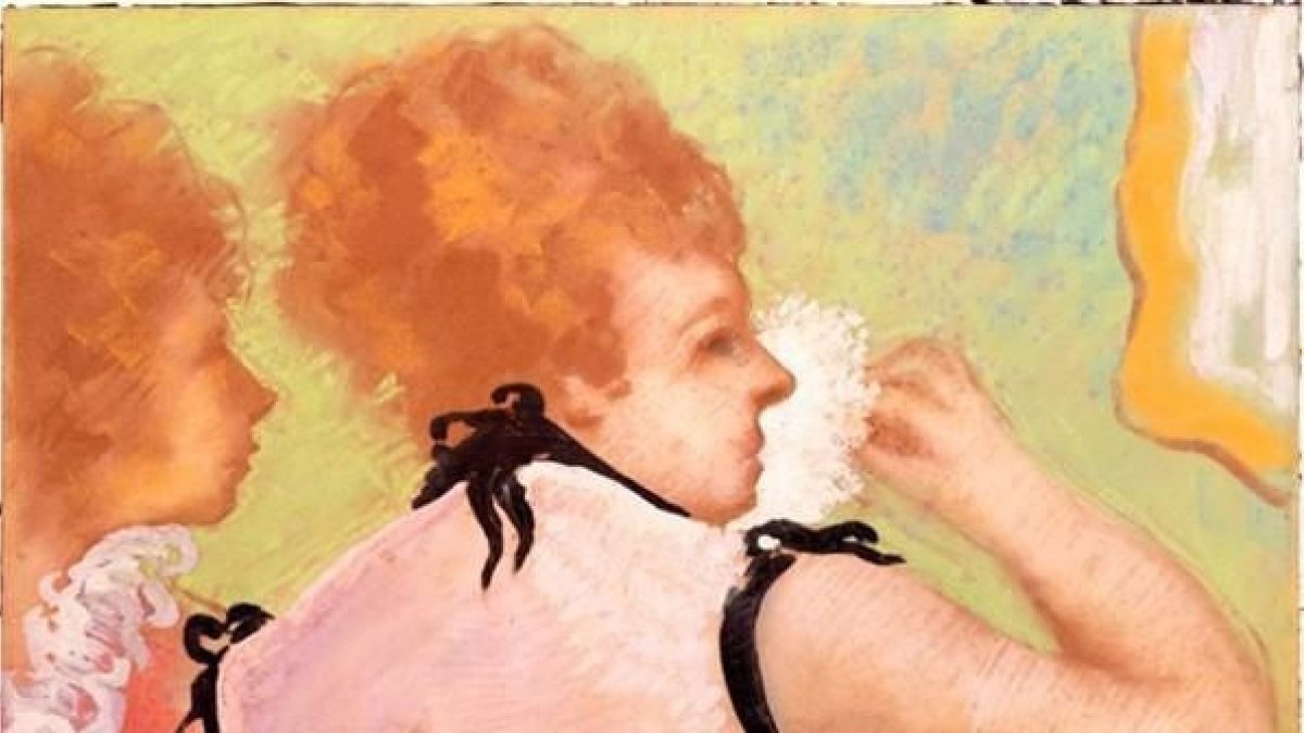 El pastel sobre cartró ‘Elogi del maquillatge’, d’Edgar Degas.