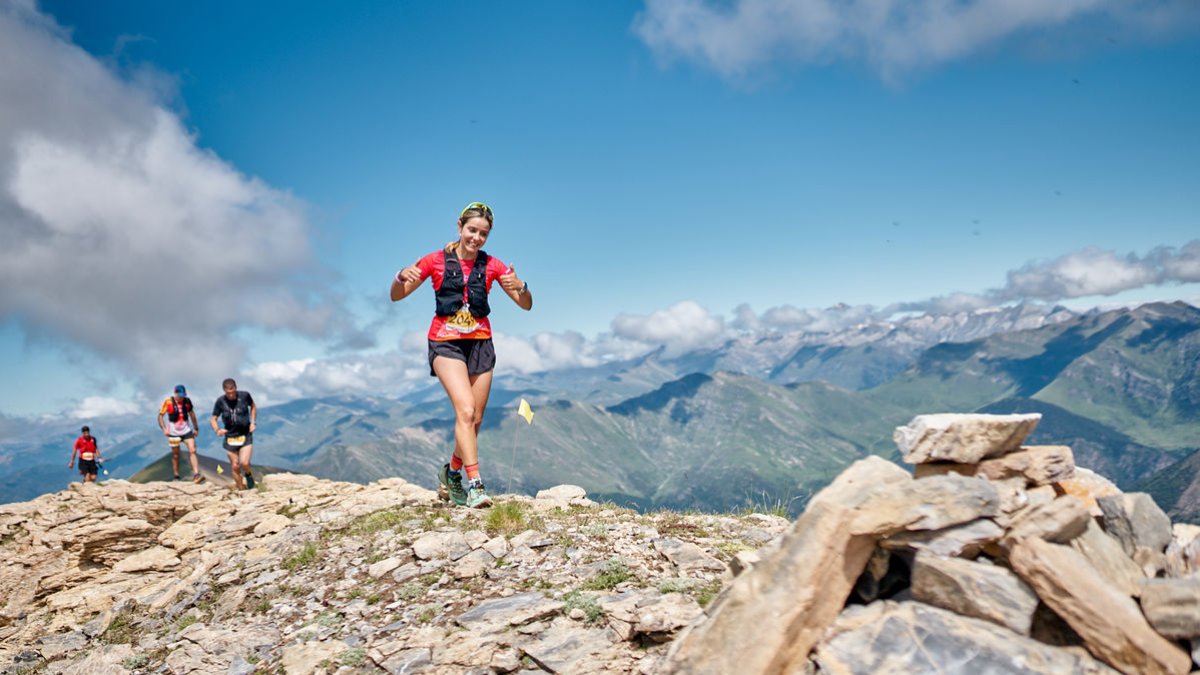 Una corredora durant la passada edició de la Garmin Epic Trail a la Vall de Boí.