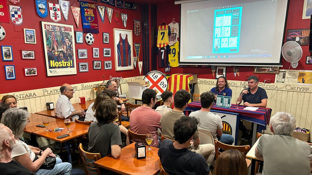 Un moment de la presentació del llibre.