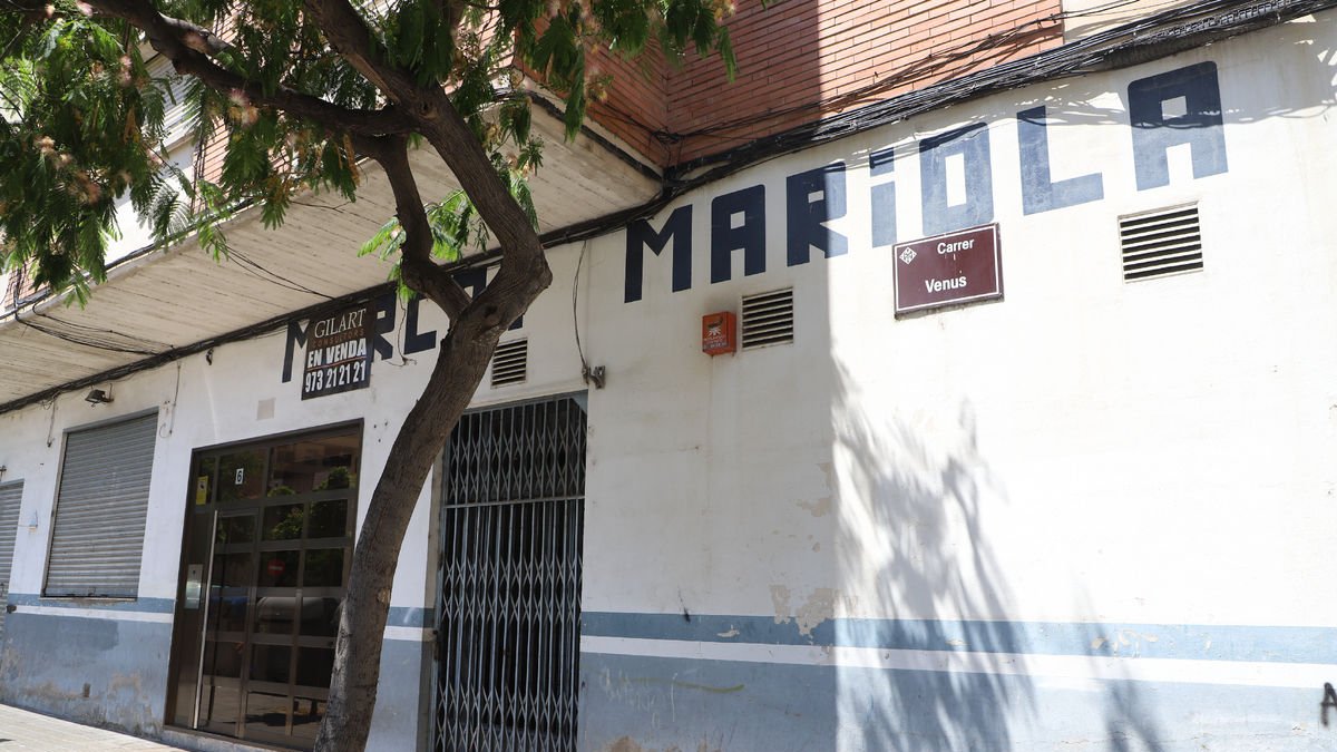 Façana de l’antic mercat de la Mariola, al carrer Venus.