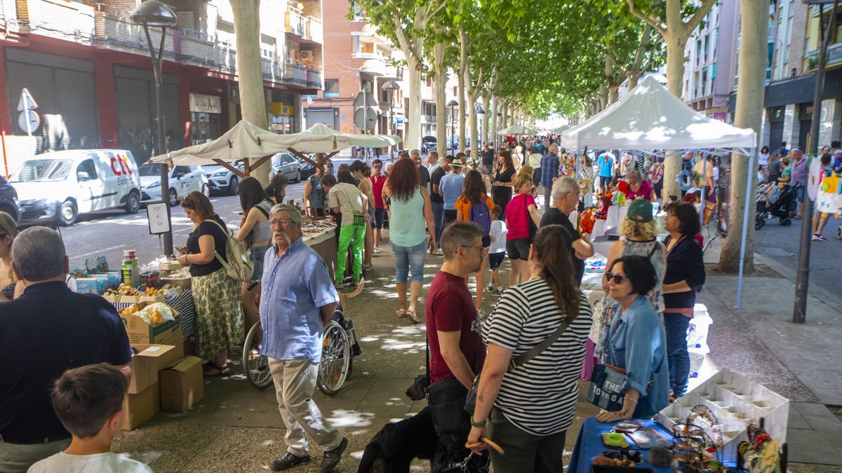 Matí Intercultural i Familiar, ahir a l’avinguda Doctora Castells del barri de Cappont de Lleida.