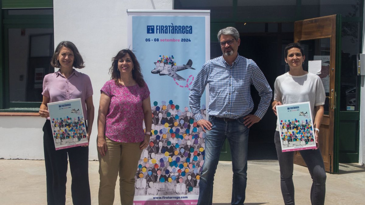 Natàlia Lloreta, Alba Pijuan, Albert Turull i Anna Giribet van presentar ahir FiraTàrrega 2024.