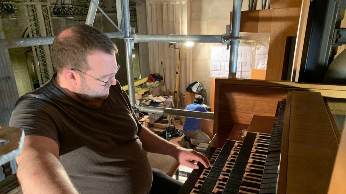 Comença l'afinació del nou orgue de la Catedral de Lleida