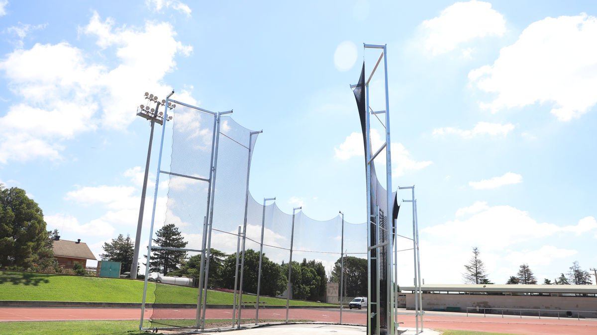 Imatge de la nova gàbia, que s’estrenarà al Català sub-16.