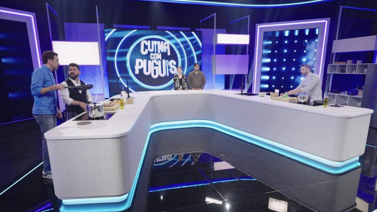 Joel Díaz i Andreu Juanola al programa ‘Cuina com puguis’.