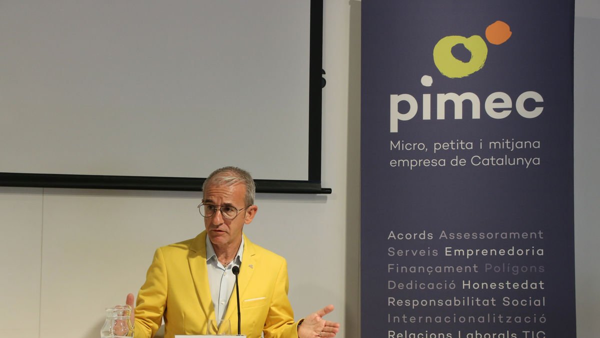 El secretari general de Pimec, Josep Ginesta.