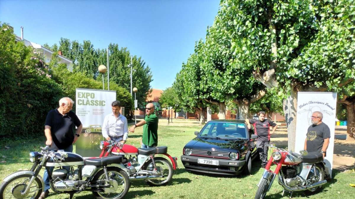 Presentació de la fira Expoclàssic al parc municipal de Mollerussa.