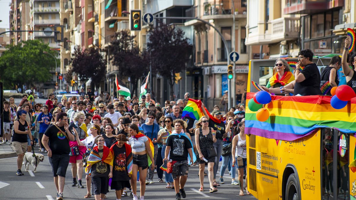 Celebració del Dia de l’Orgull LGTBI, el juny passat a Lleida.