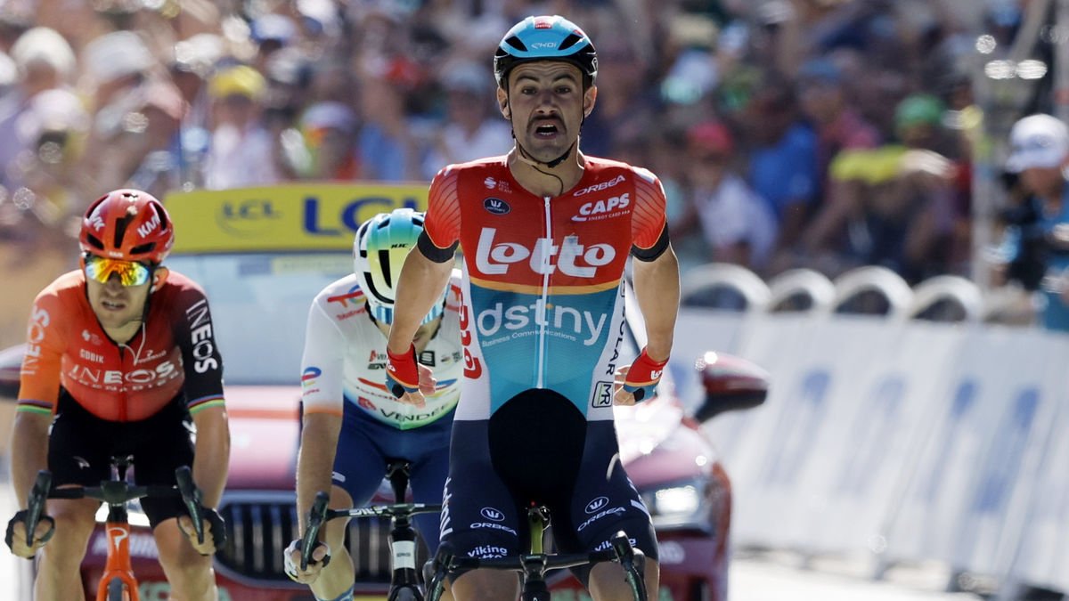 Campenaerts va aconseguir ahir la seua primera victòria en el Tour.