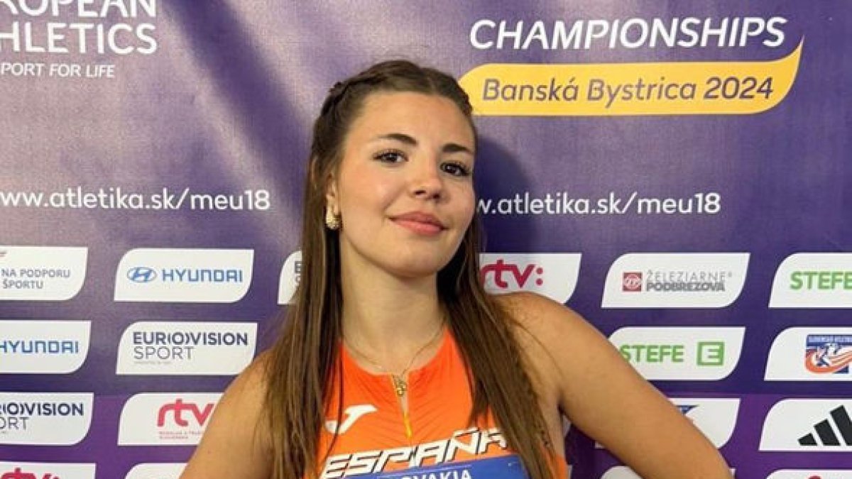 Èrika Sellart, setena en javelina a l’Europeu sub-18.