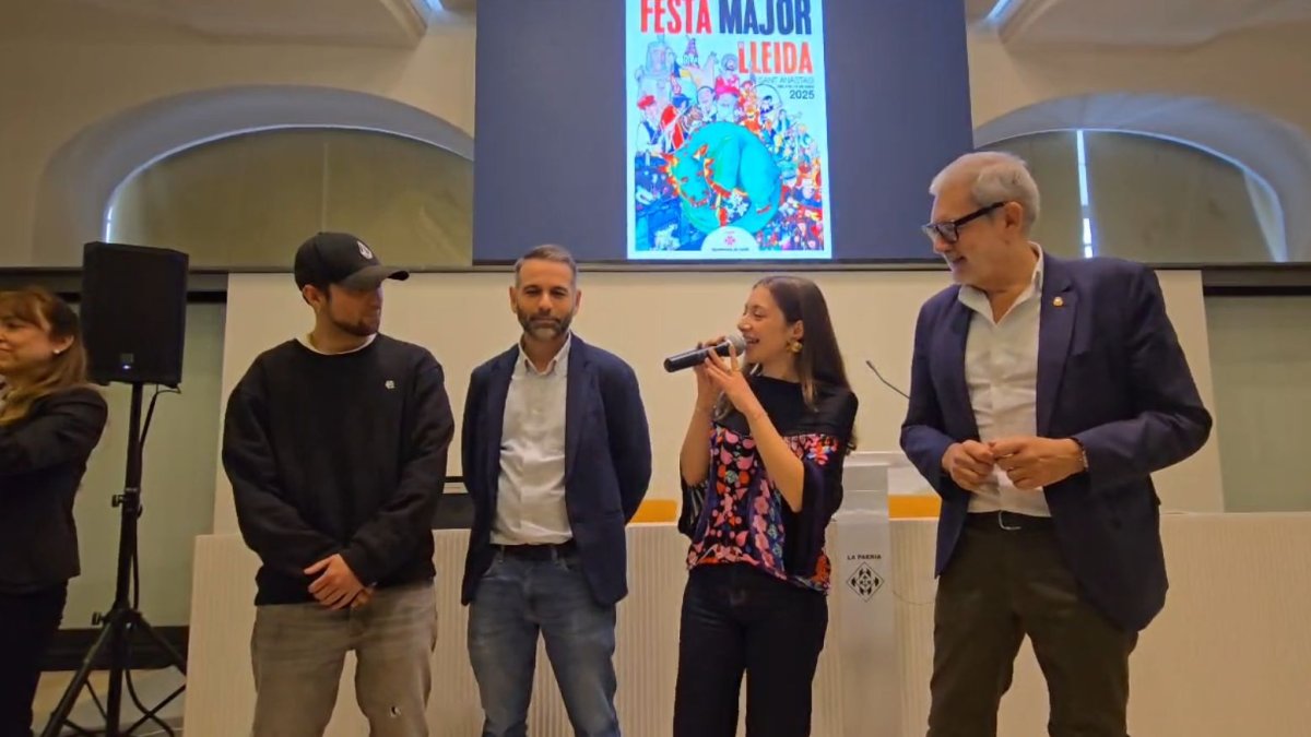 El ritme de l'alcalde de Lleida amb la cançó de la festa major